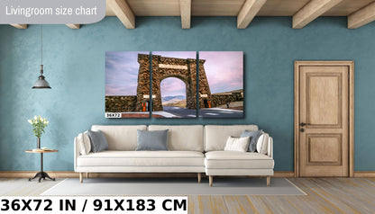 Roosevelt Arch Yellowstone Print: Montana Landscape