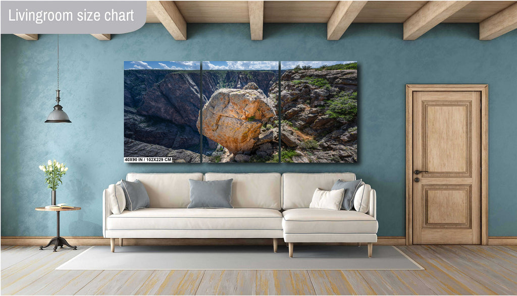 Black Canyon of the Gunnison Print: Colorado Rock Photography Wall Art