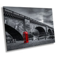 Red Phone Booth: London Bridge Photography Wall Art