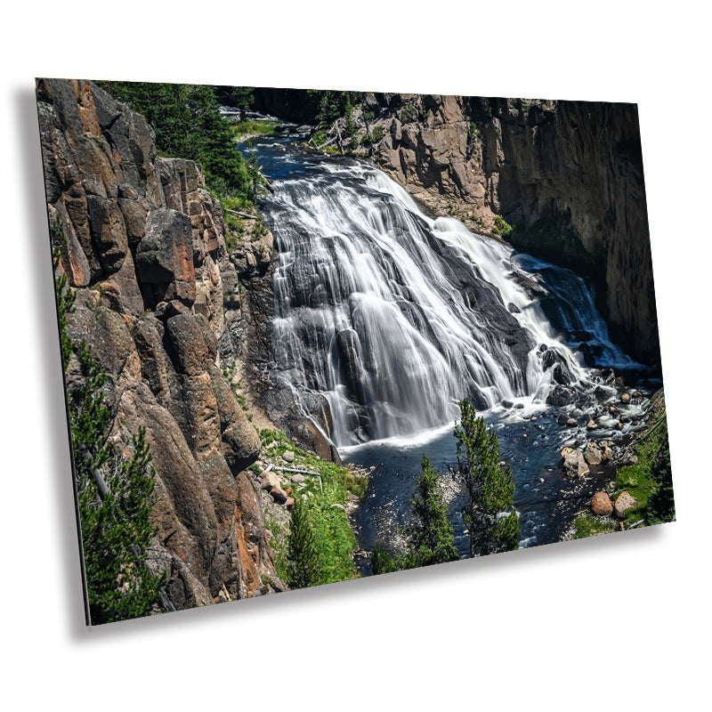 Gibbon Falls Print: Yellowstone National Park Waterscape Wall Art
