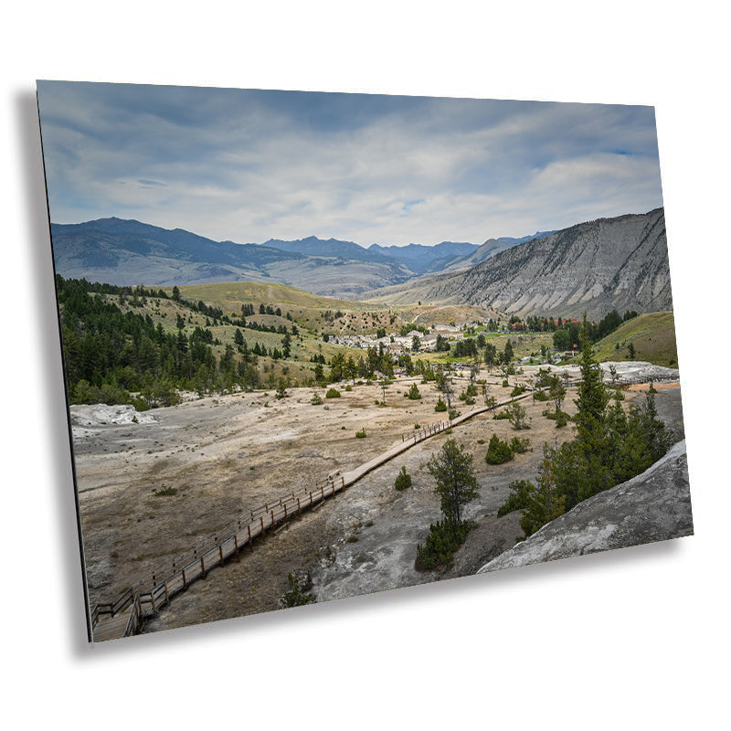 Fort Yellowstone Print: Mammoth Hot Springs, Wyoming National Park