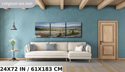 Frontier Sentinels: Mammoth Hot Springs Fort Yellowstone National Park Wall Art Yellowstone National Park Valley Metal Acrylic Print