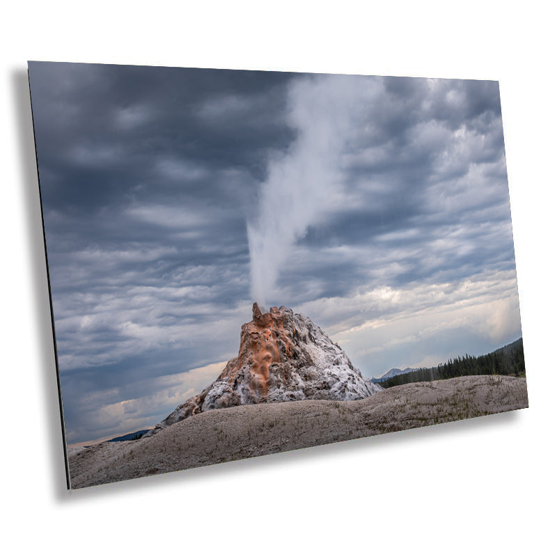 White Dome Geyser Print: Yellowstone National Park Wall Art