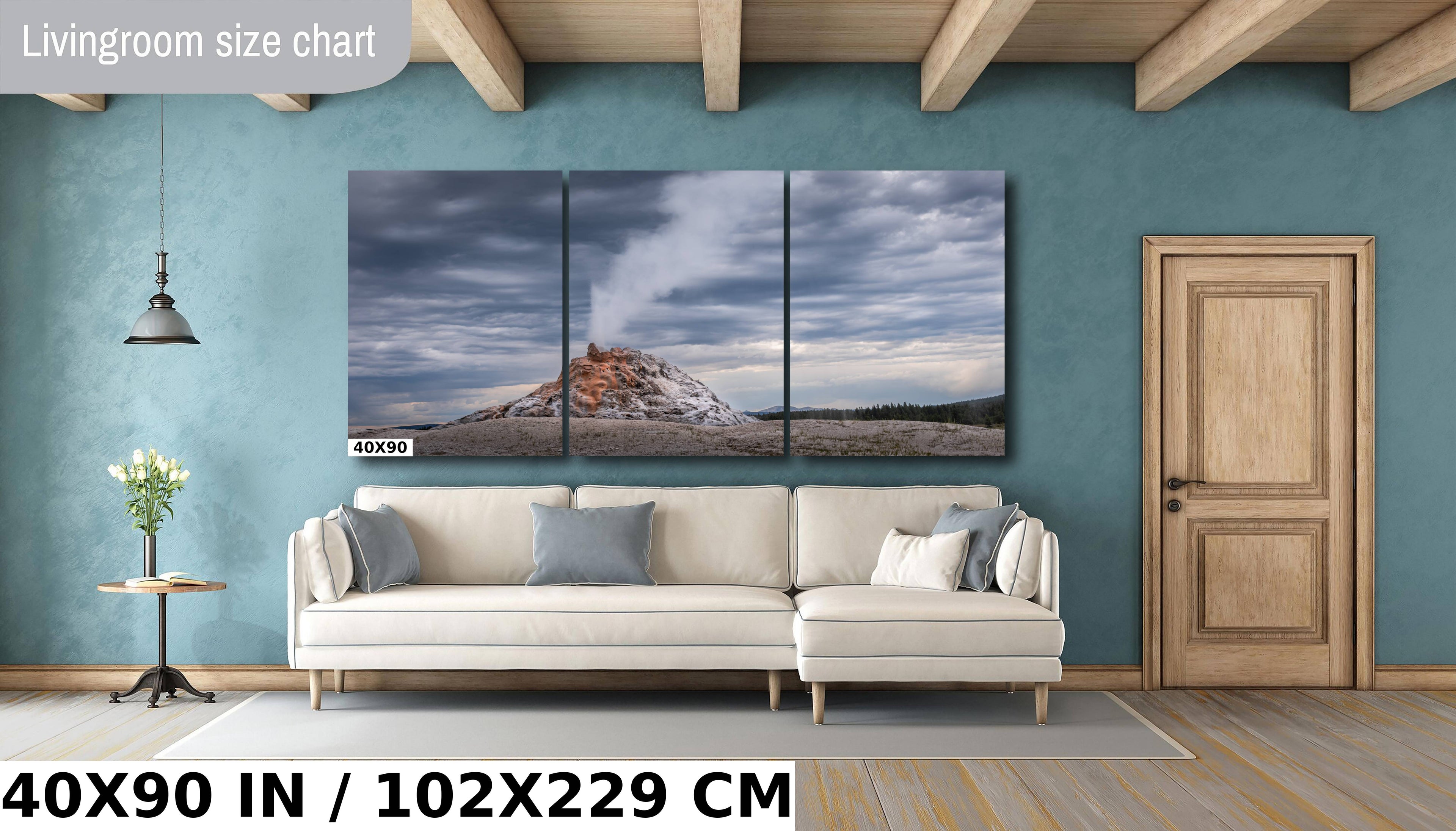 White Dome Geyser Print: Yellowstone National Park Wall Art