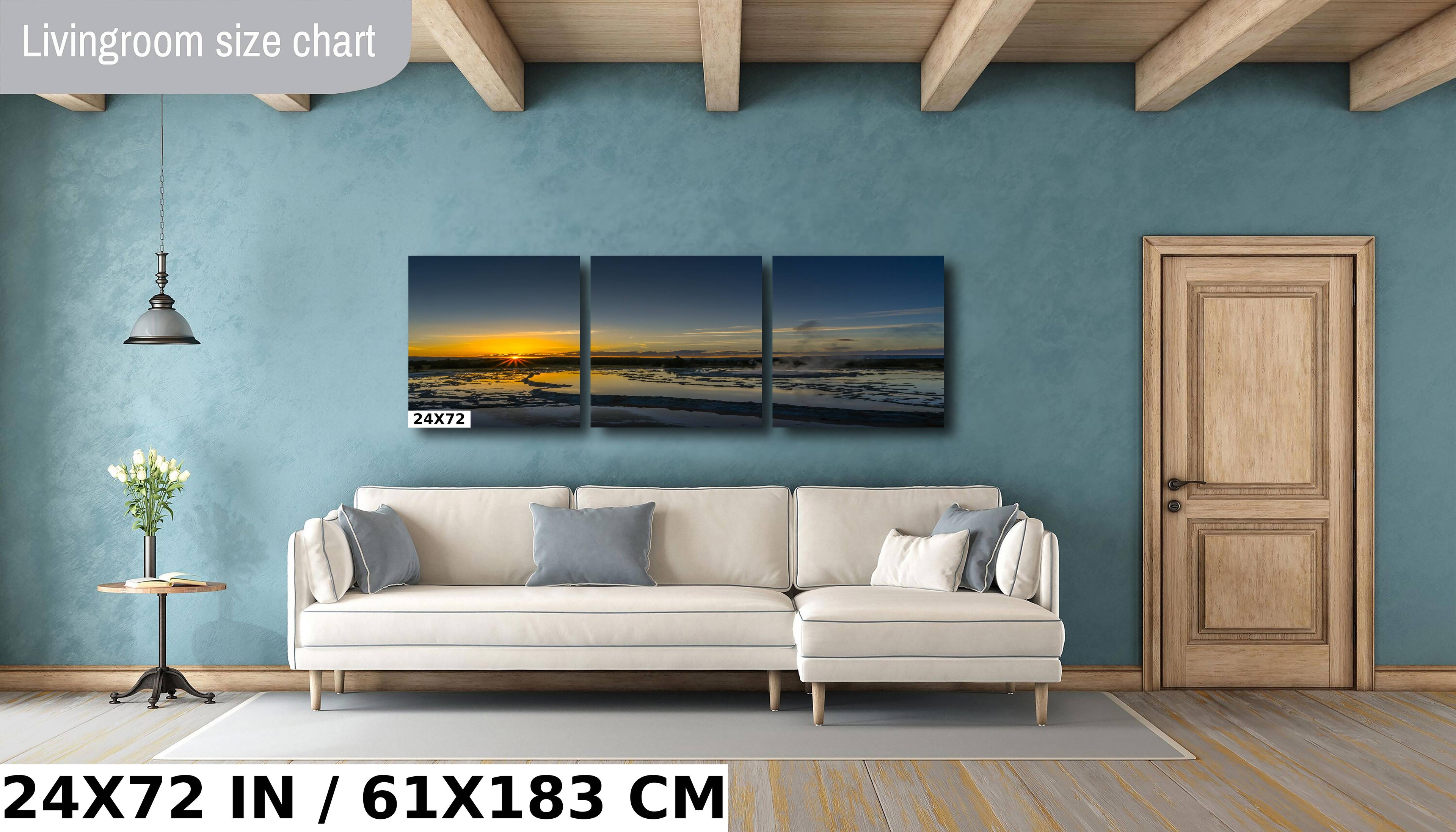 Yellowstone Geyser Print: Wyoming Landscape Photography