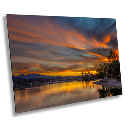 Golden Sunset Symphony: Lake Havasu Photography Wall Art