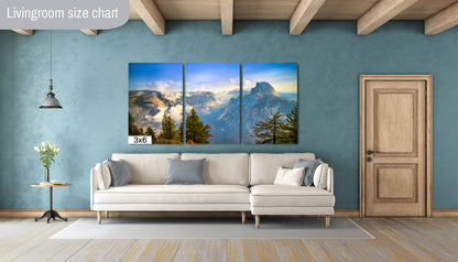 Half Dome Wall Art – Yosemite Canvas Print | Mountain Photography Decor