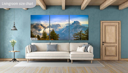 Half Dome Wall Art – Yosemite Canvas Print | Mountain Photography Decor