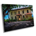 Old Lahaina Courthouse Print: Black and White Maui Wall Art