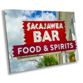 Sacajawea Bar Sign Print: Three Forks Montana Landmark Photography