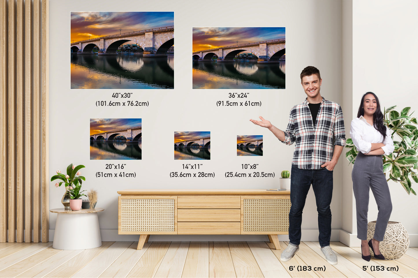 Lakefront Legacy: London Bridge Lake Havasu City Arizona Photography Wall Art