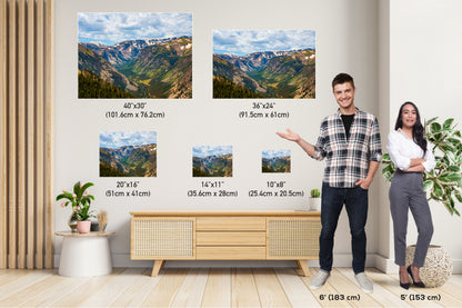 Scenic Thrills: Beartooth Highway Montana Mountain Photography Nature Art Print