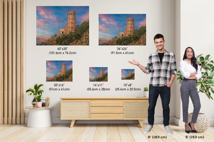 Desert View Watchtower Grand Canyon Arizona Landscape Photography Wall Art