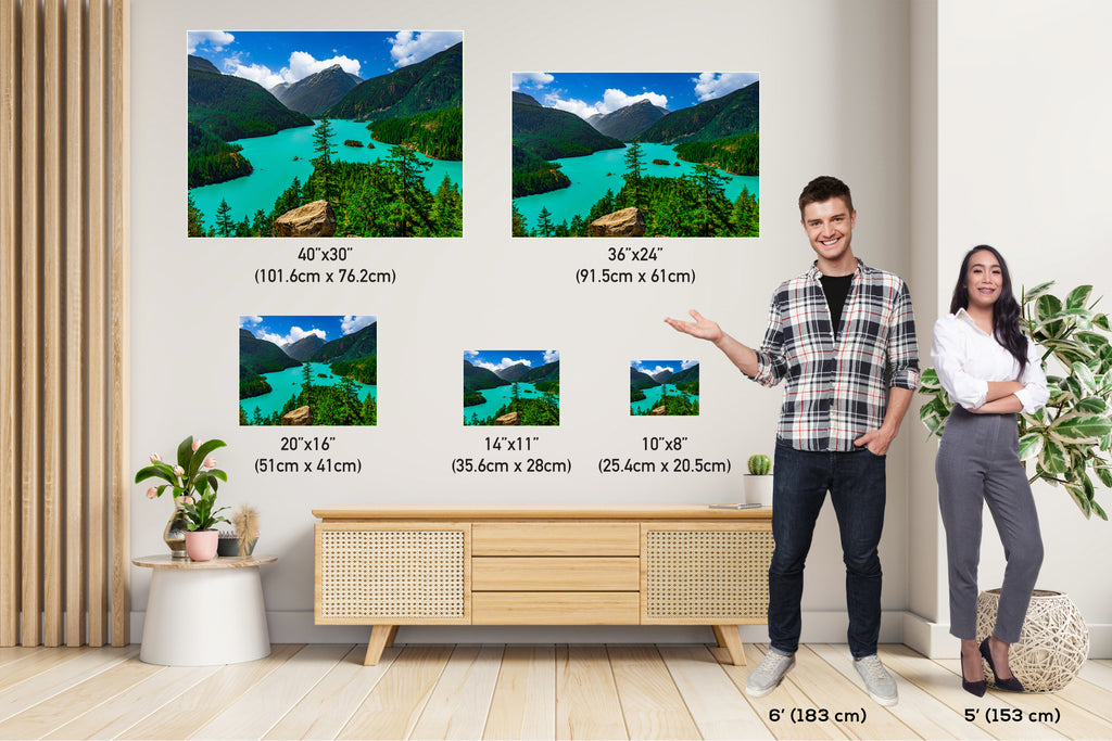 Diablo Lake Print: North Cascades National Park