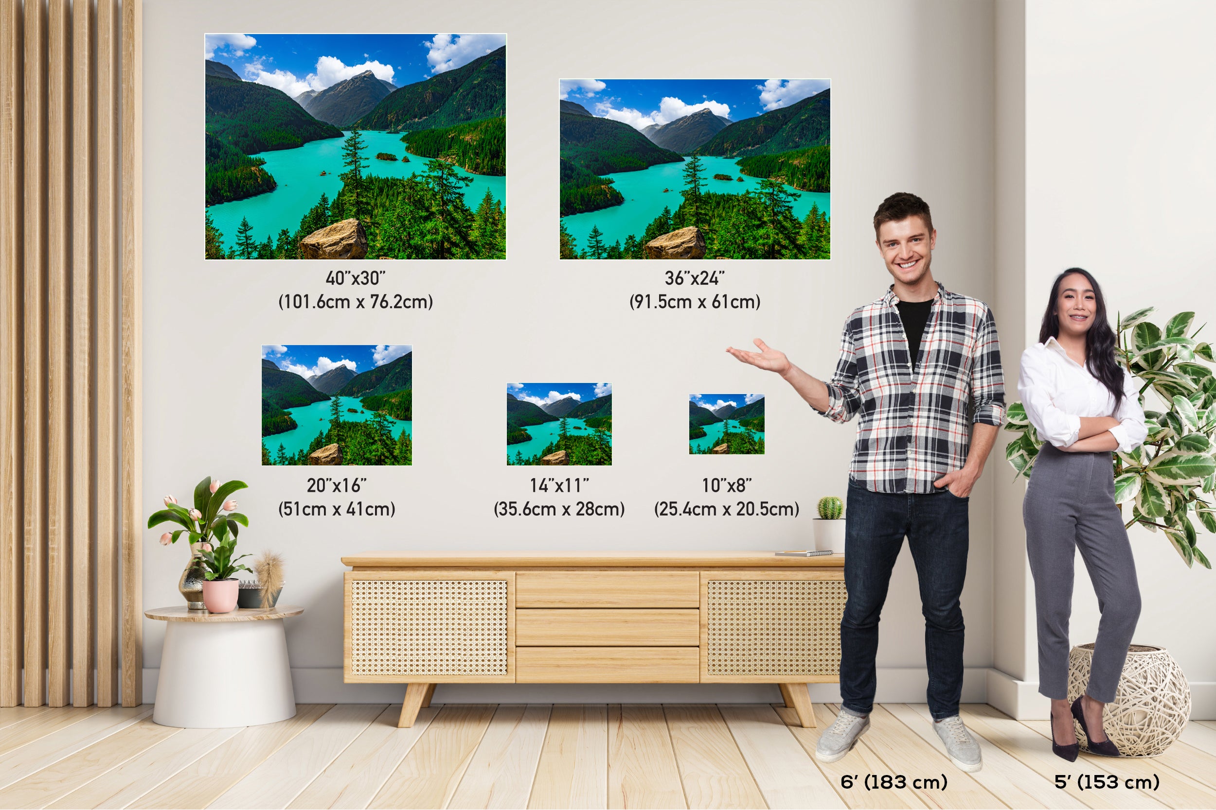 Diablo Lake Print: North Cascades National Park