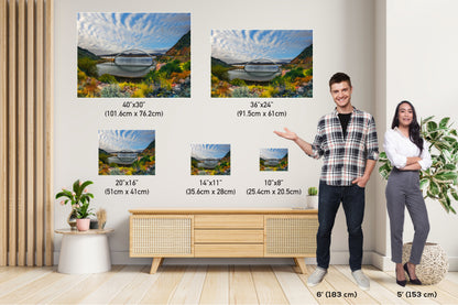 Reflections of Connection: Lake Roosevelt Bridge