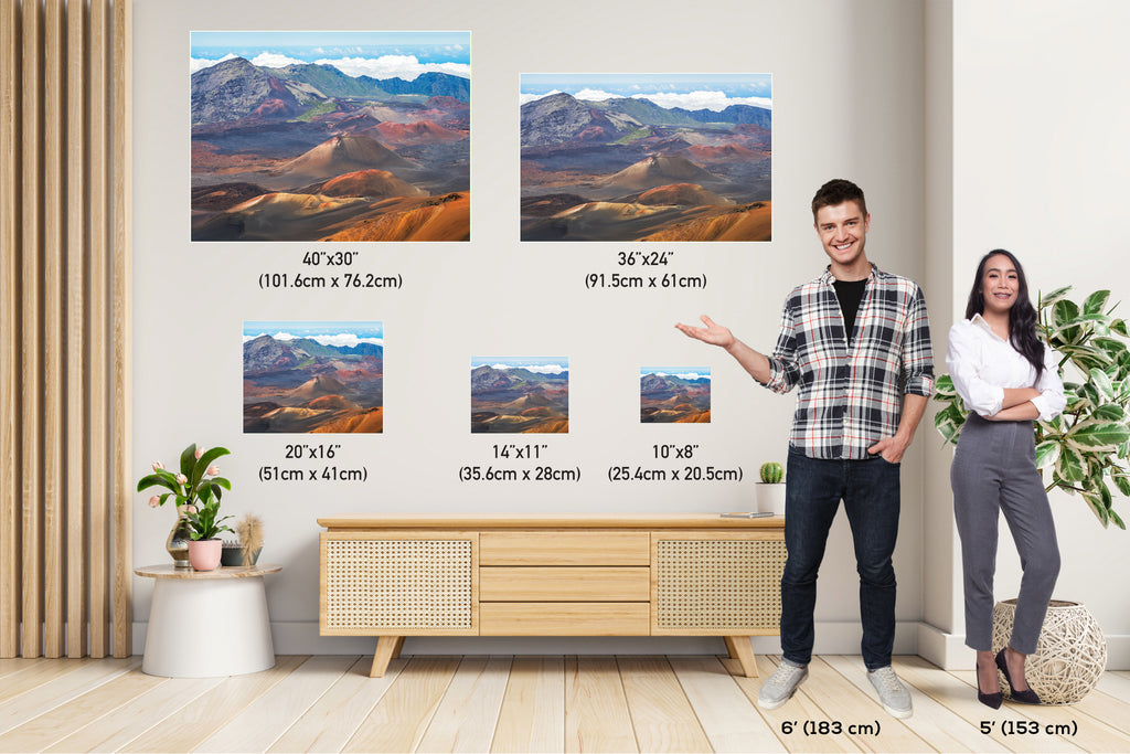 Haleakala National Park Photo: Volcanic Maui Hawaii Print Wall Art