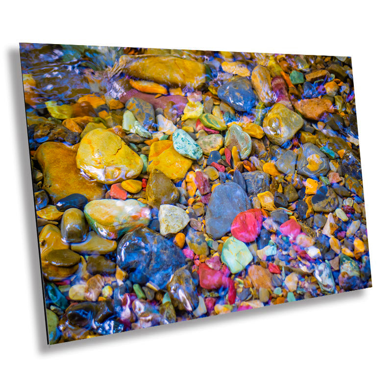Lake McDonald Print: Rainbow Rocks, Glacier National Park