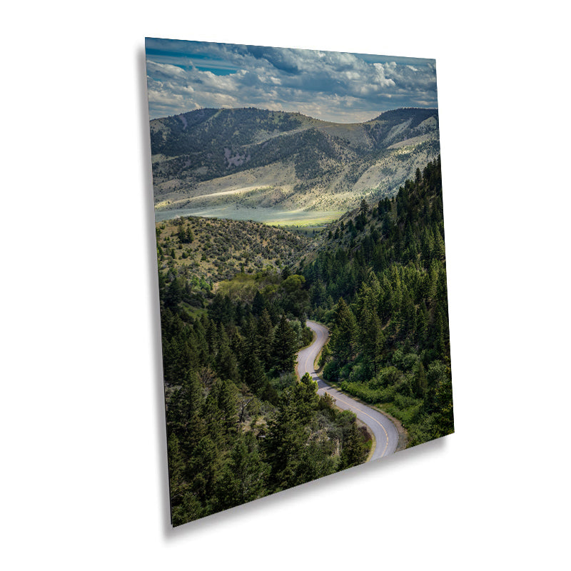 Lewis & Clark Caverns State Park Print: Montana Scenic Roadside View