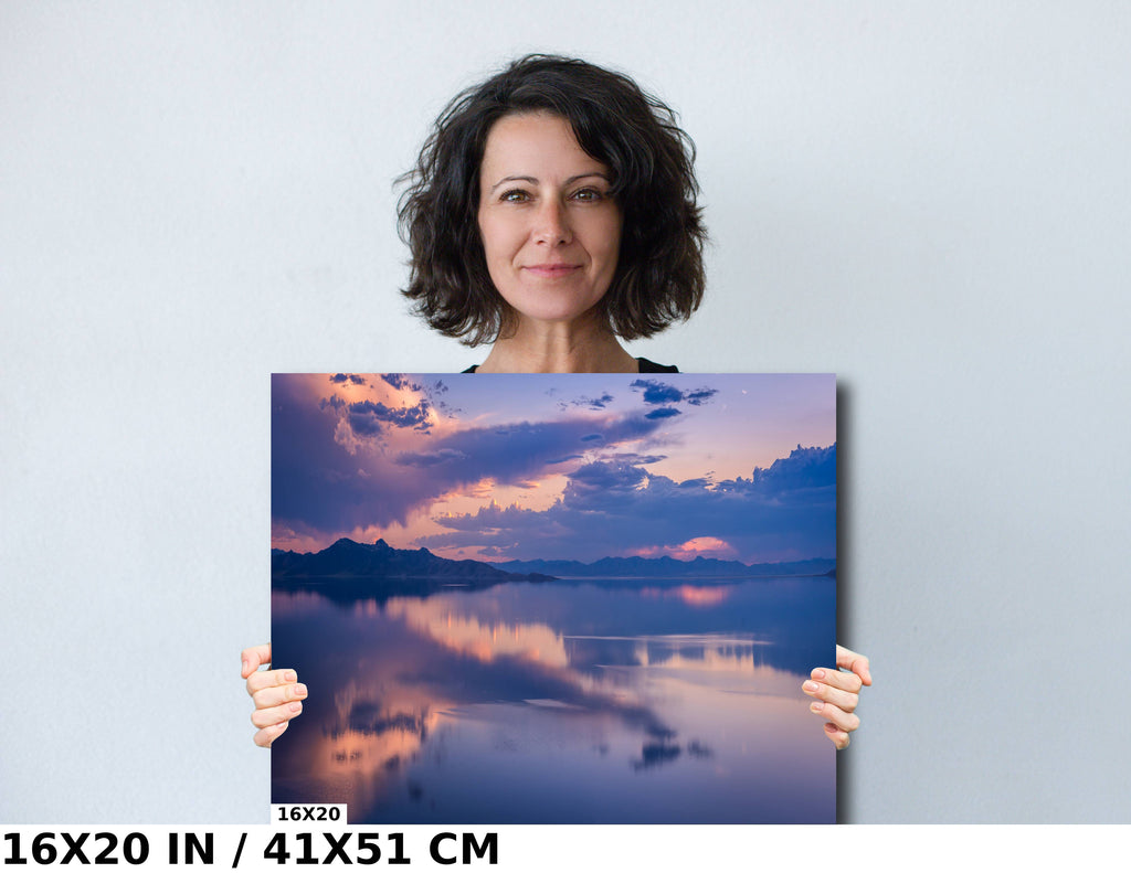 Liquid Heaven: Great Salt Lake Print Utah Landscape Sunset Wall Art