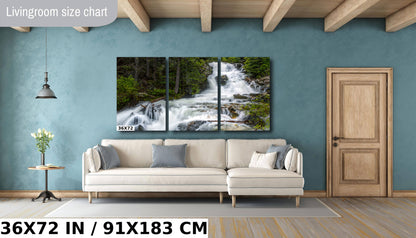 Lost Creek Falls Print: Montana Landscape Wall Art