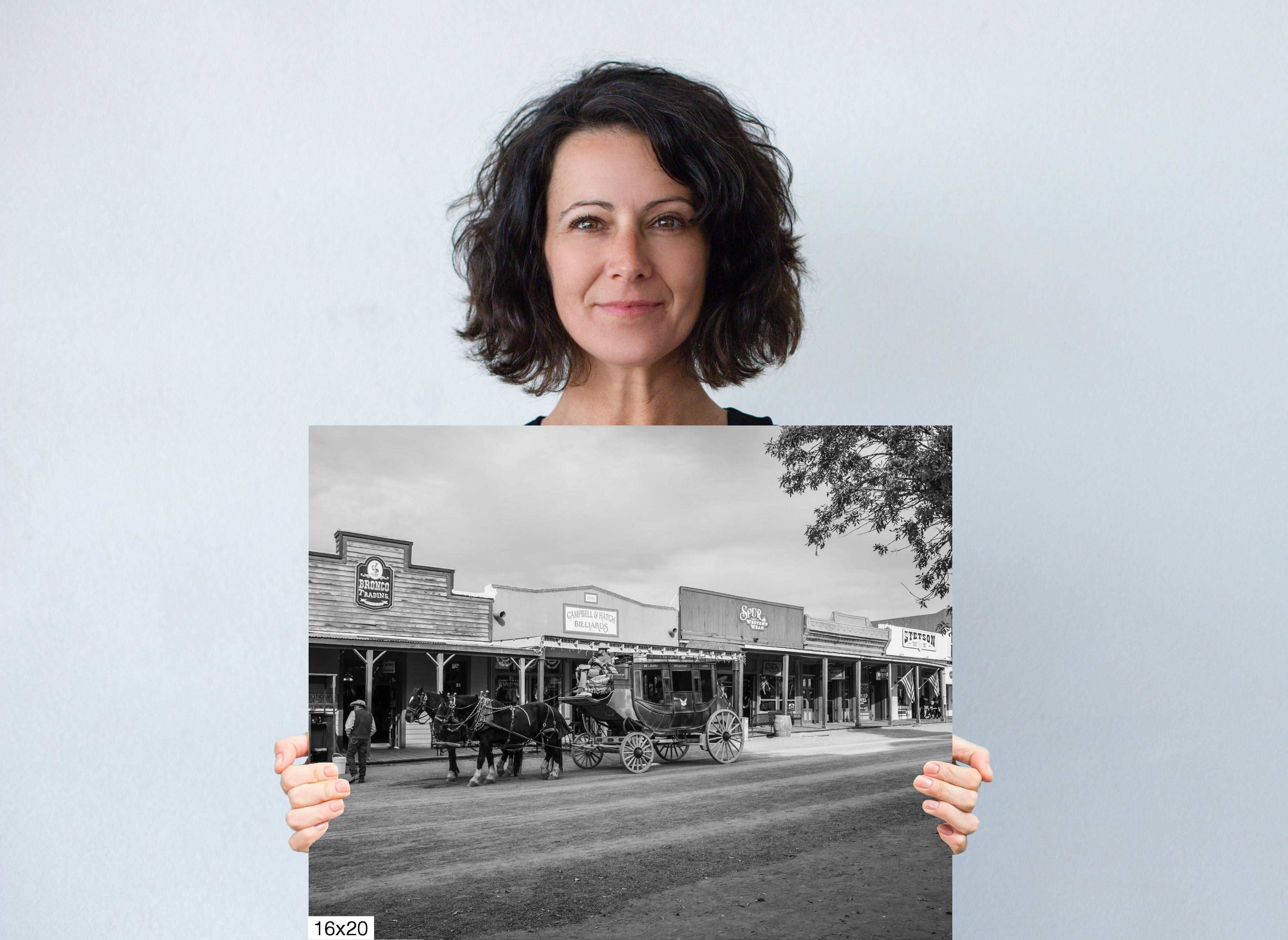 Tombstone Arizona Black and White: Historic Wild West Town Photography Wall Art