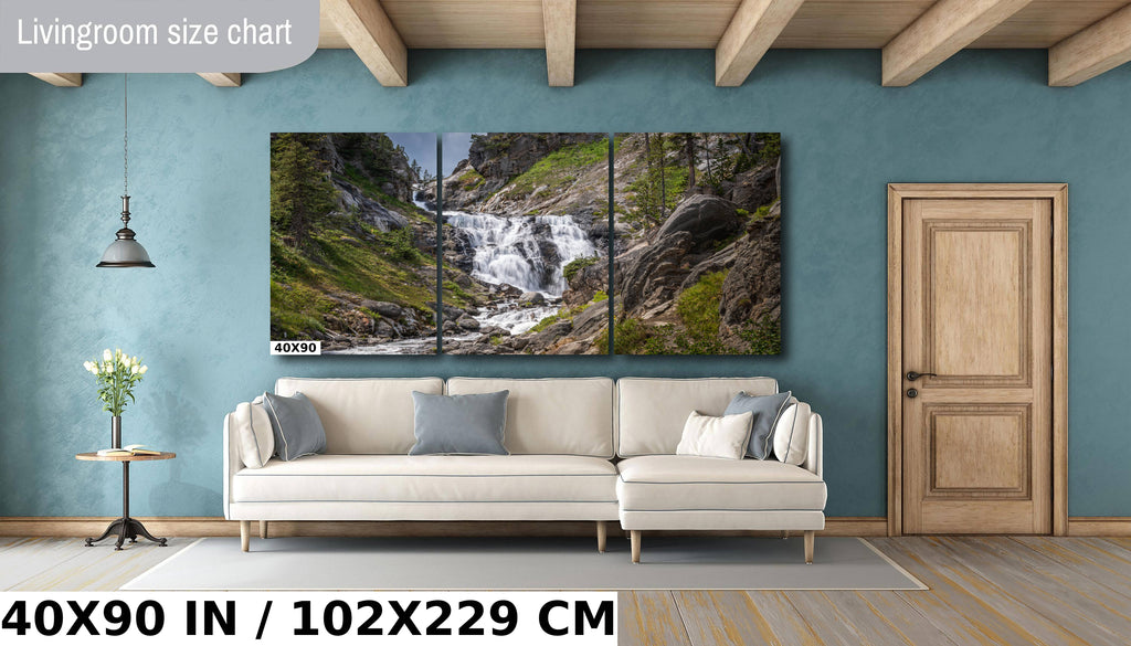 Mystic Falls Yellowstone National Park Wyoming Photography Wall Art