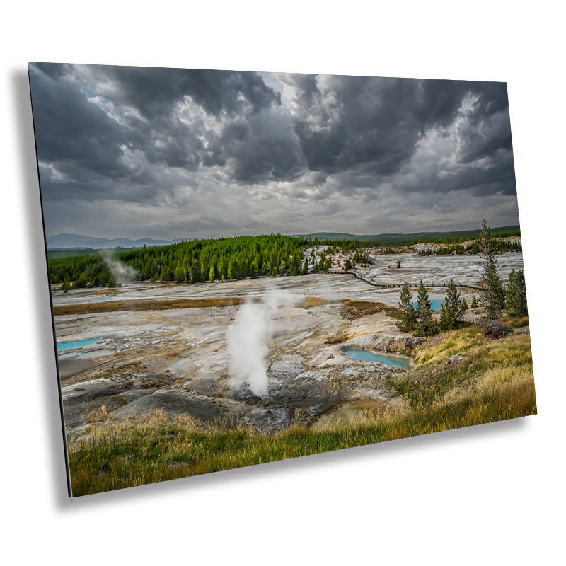 Norris Geyser Basin Print: Yellowstone National Park Landscape