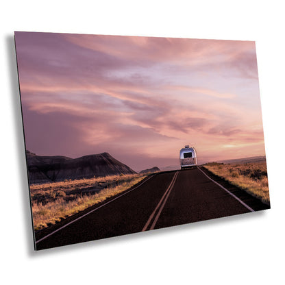 Airstream RV Desert Landscape Photography: Petrified Forest Wall Art