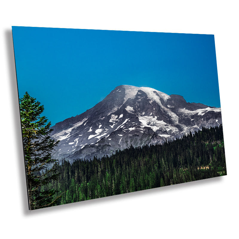 Peak Perfection: Mount Rainier Snowcapped Mountain Wall Art National Park