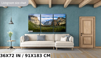 Yosemite Tunnel View Print: El Capitan & Half Dome Wall Art