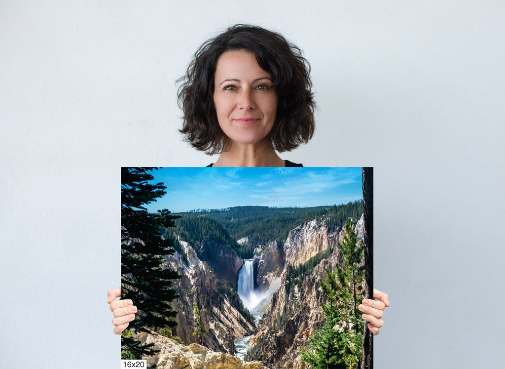 Yellowstone Lower Falls Print: Wyoming National Park
