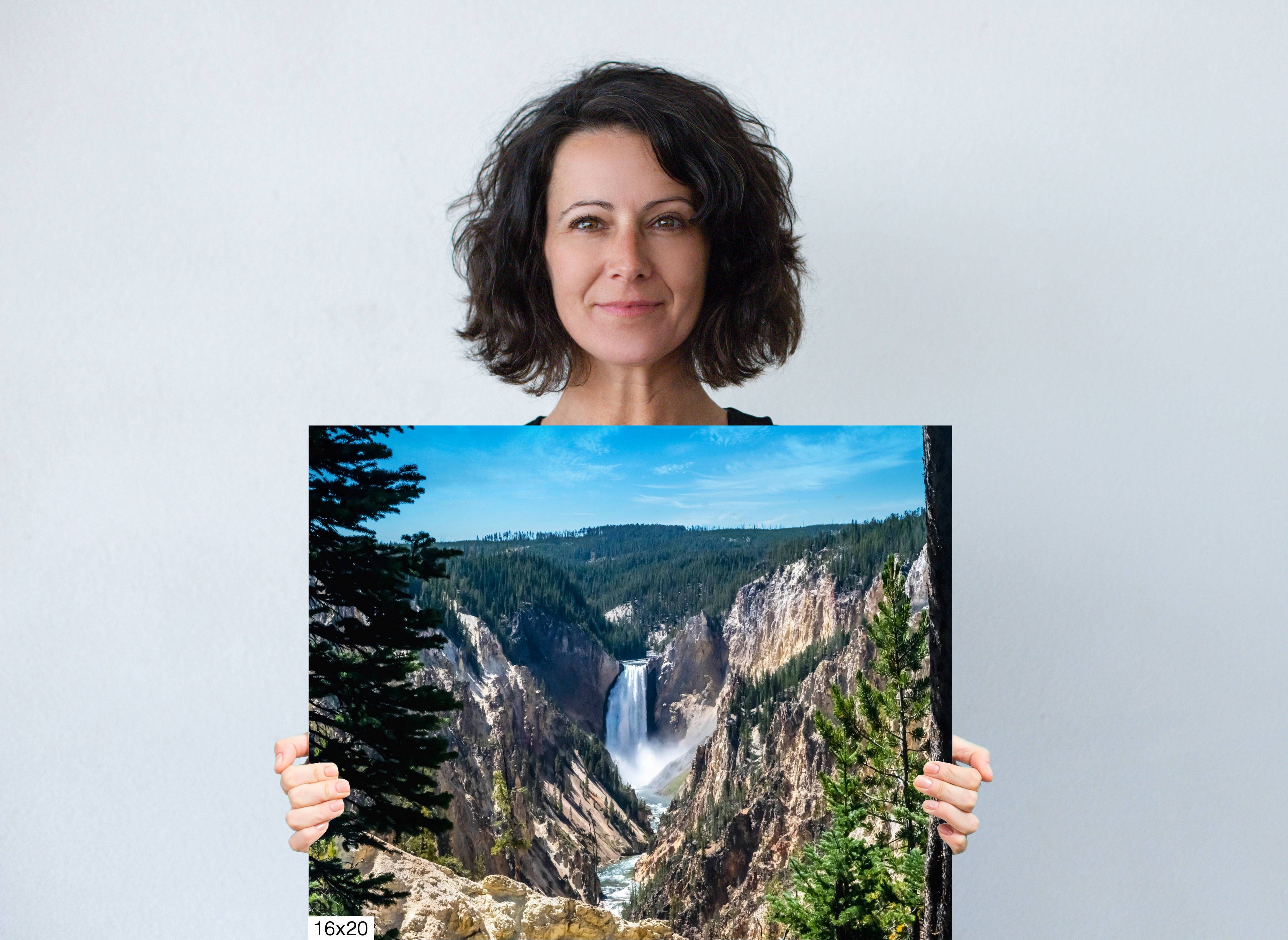 Yellowstone Lower Falls Print: Wyoming National Park
