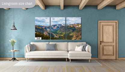 Scenic Thrills: Beartooth Highway Montana Mountain Photography Nature Art Print