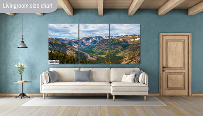 Scenic Thrills: Beartooth Highway Montana Mountain Photography Nature Art Print