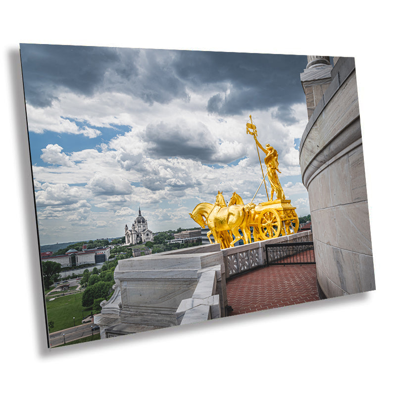 Minnesota State Capitol Stairway Historic Architecture Photography Wall Art