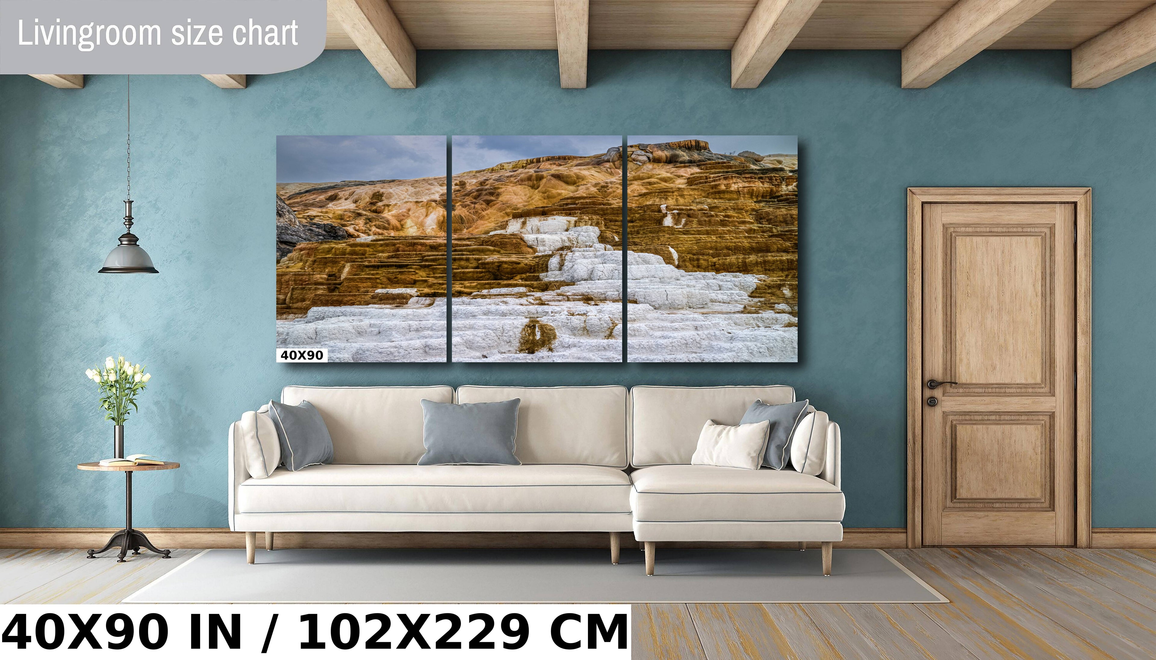 Mammoth Hot Springs Photo Print: Yellowstone National Park