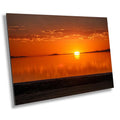 Sunset Over the Great Salt Lake: Dusk at Antelope Island State Park Photography Utah Wall Art
