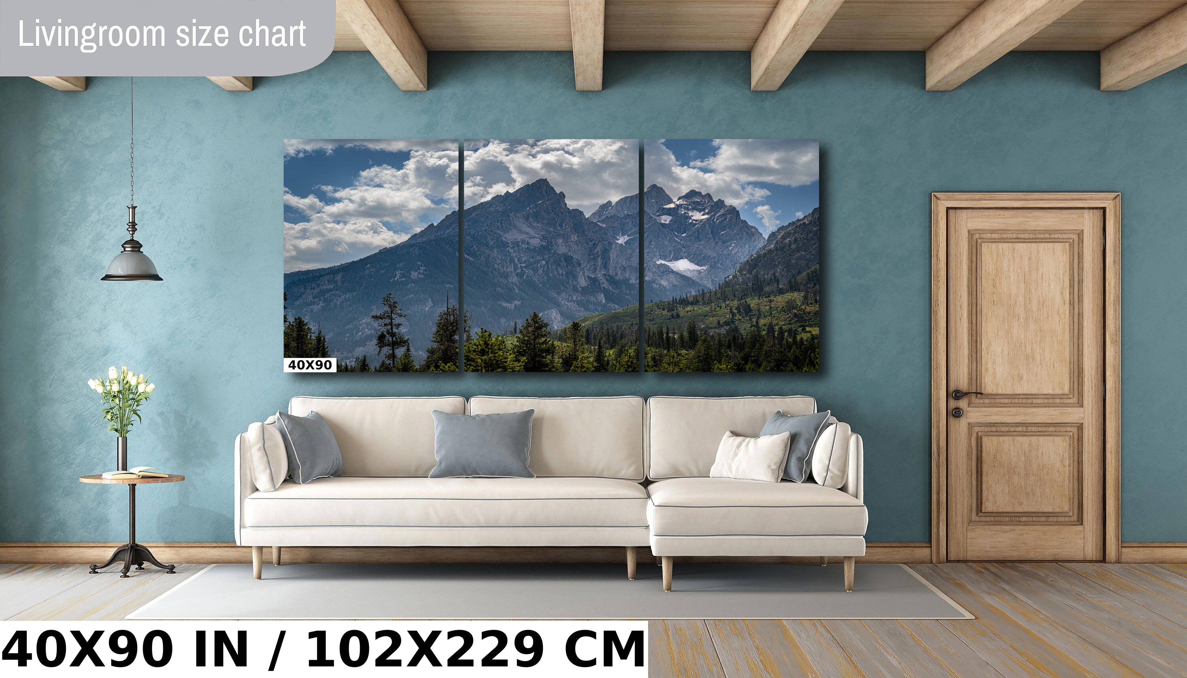 Grand Teton National Park Print: Wyoming Mountain Range Wall Art