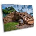 The Old Fort: Maui Lahaina Historic Print Hawaii Travel Wall Art