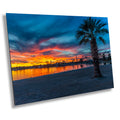 Lake Havasu Sunset Palm Tree Photography: Beach Wall Art