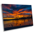 Twilight Reflections: Lake Havasu Sunset Landscape Photography Wall Art