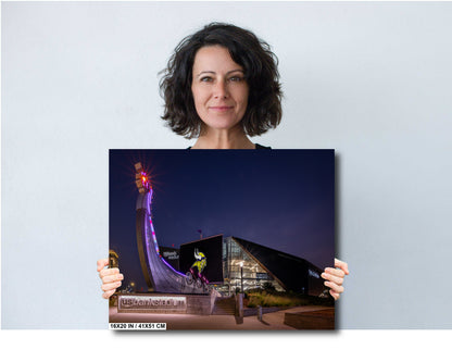 Viking Legacy Ship Print – Minnesota Vikings Art | U.S. Bank Stadium Photo Wall Decor