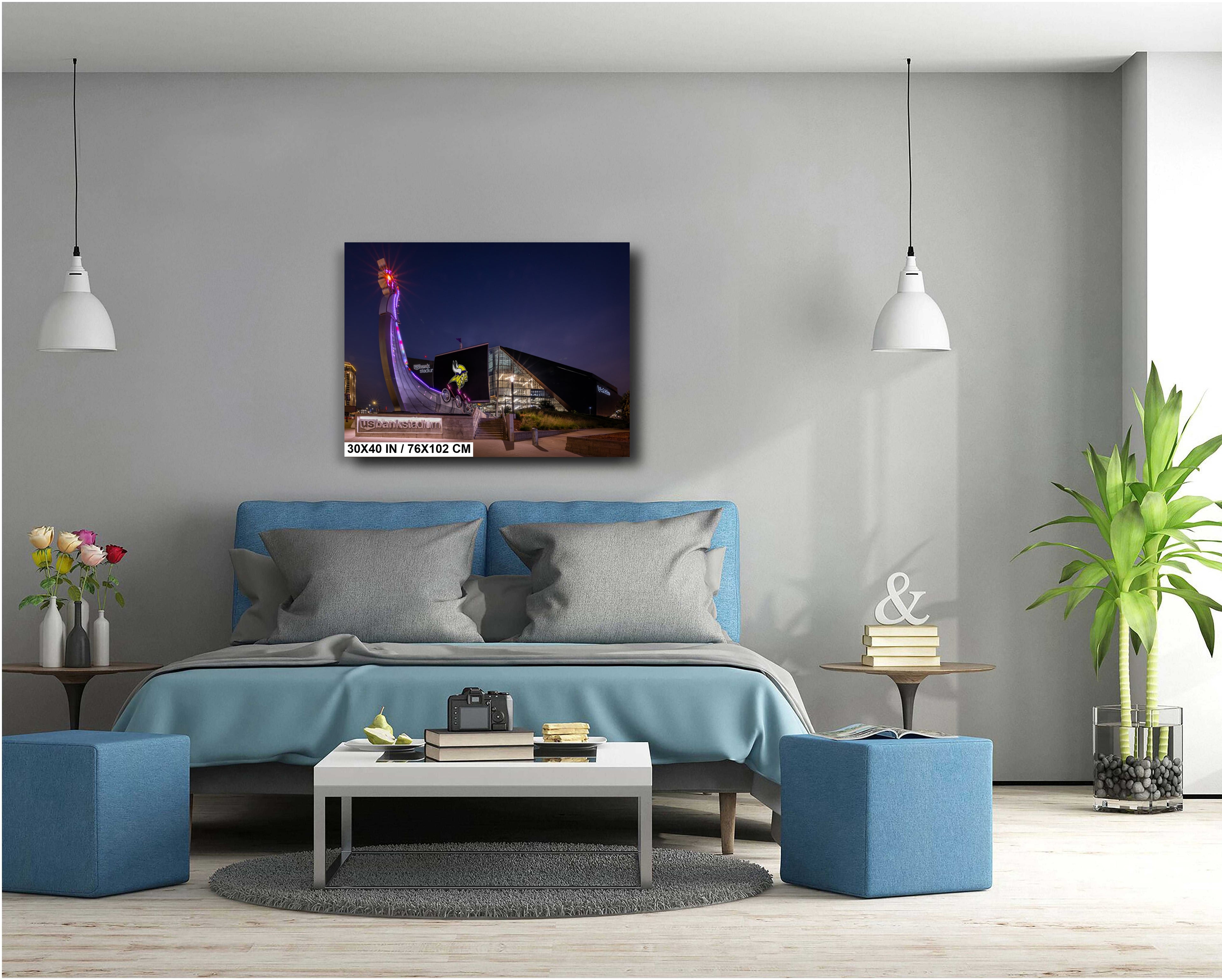 Viking Legacy Ship Print – Minnesota Vikings Art | U.S. Bank Stadium Photo Wall Decor