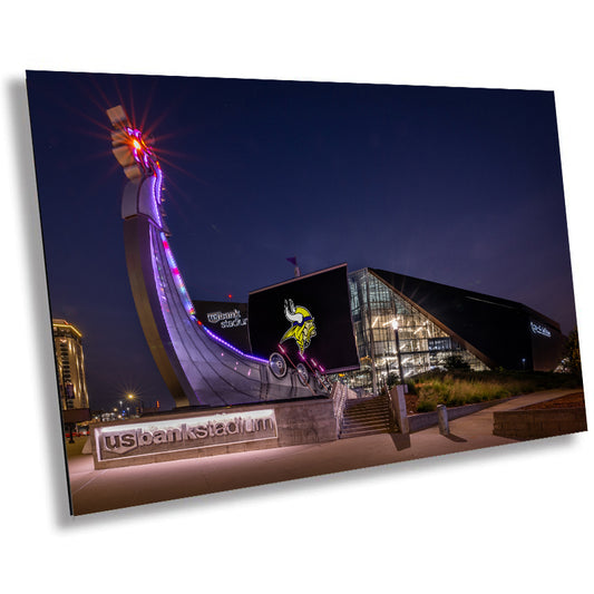 Viking Legacy Ship Print – Minnesota Vikings Art | U.S. Bank Stadium Photo Wall Decor