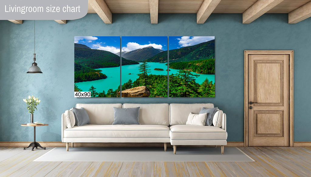 Diablo Lake Print: North Cascades National Park