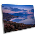 Utah's Majestic Ocean Lake: Great Salt Landscape Sunset Wall Art