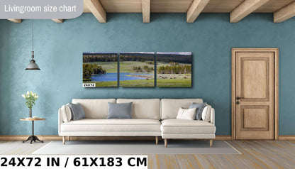 White Dome Geyser Print: Yellowstone National Park Wall Art
