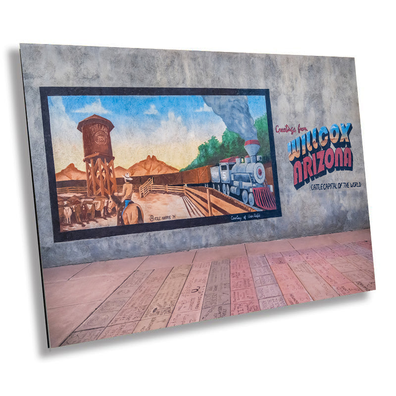 Willcox Mural Art Cattle Capital Arizona Western Photography Wall Decor