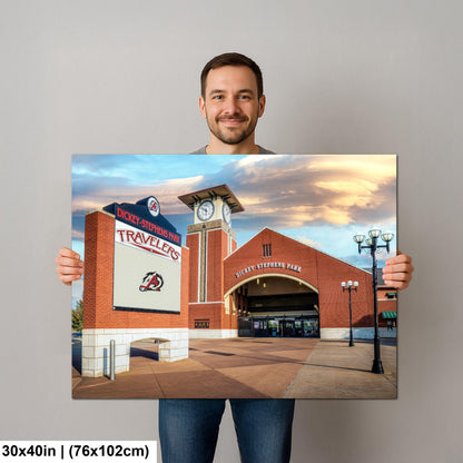 Dickey-Stephens Baseball Park Travelers Entrance, North Little Rock Arkansas, Photography Wall Art